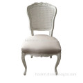 French stylish dining chair with hand carved cane back